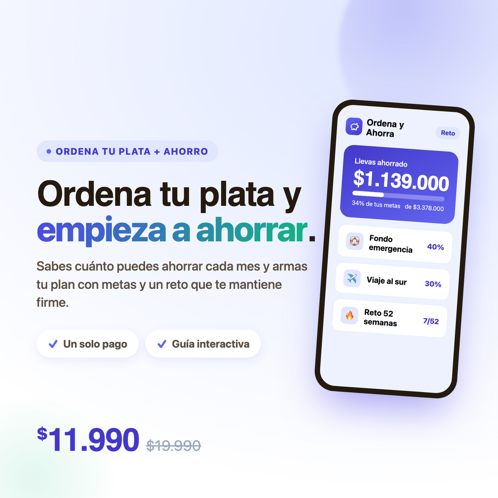 Ordena y Ahorra — Ordena tu plata y arma tu plan de ahorro