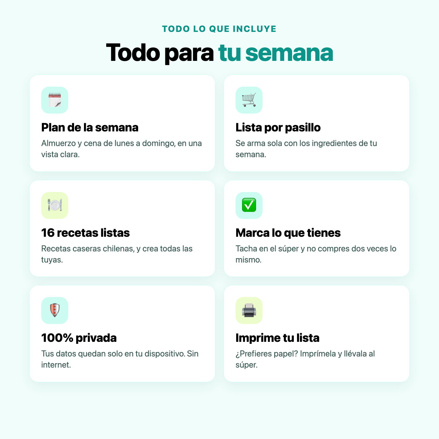 Planificador de Comidas — Deja de improvisar y ahorra en el súper