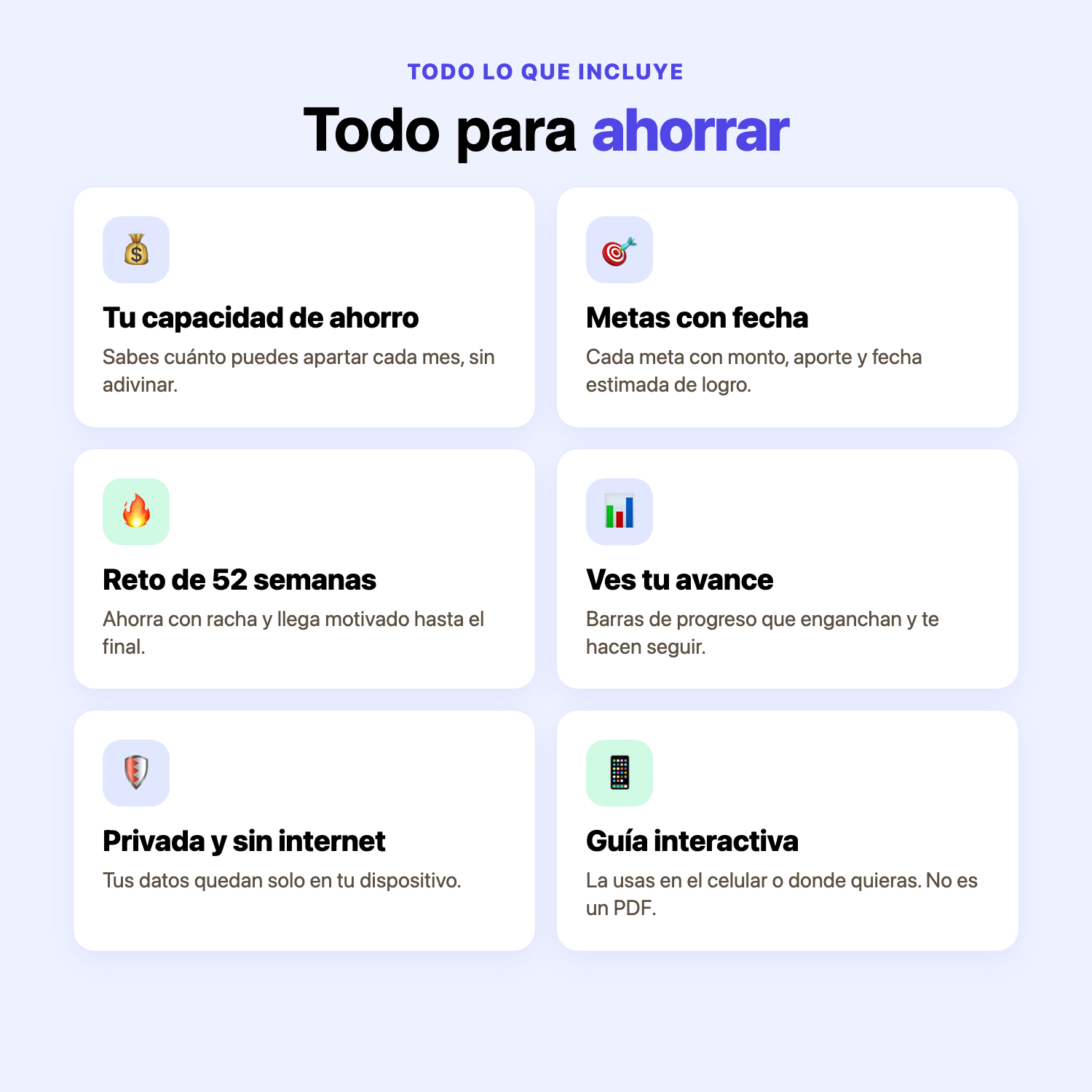 Ordena y Ahorra — Ordena tu plata y arma tu plan de ahorro
